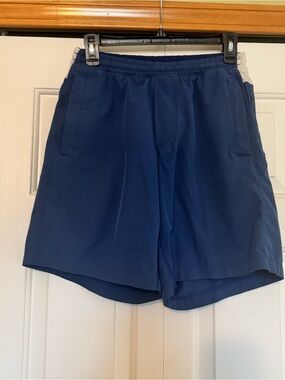Birddogs Shorts Mens Medium Blue Lined Athletic Running 9” Zip Pocket Drawstring